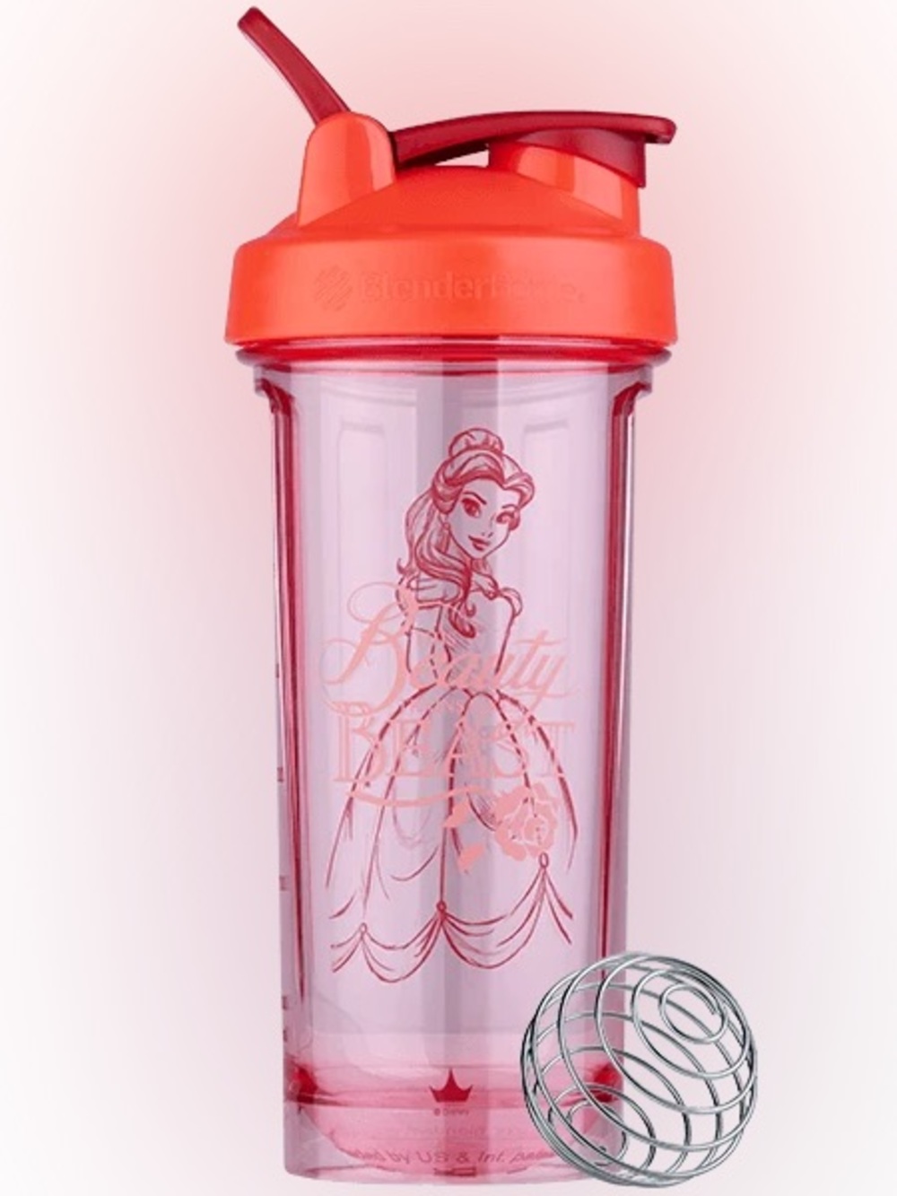 Disney princess belle pro series blender bottle